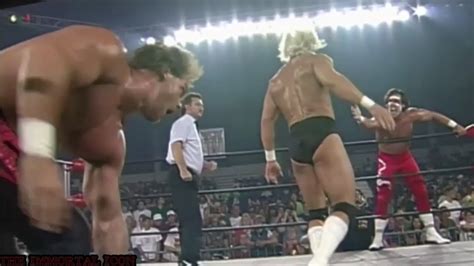 Sting And Lex Luger Vs Chris Benoit And Steve Mcmichael Youtube