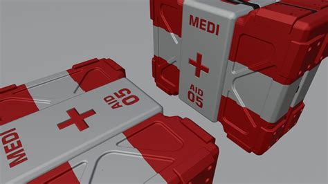 Sci Fi First Aid 3d Model Cgtrader