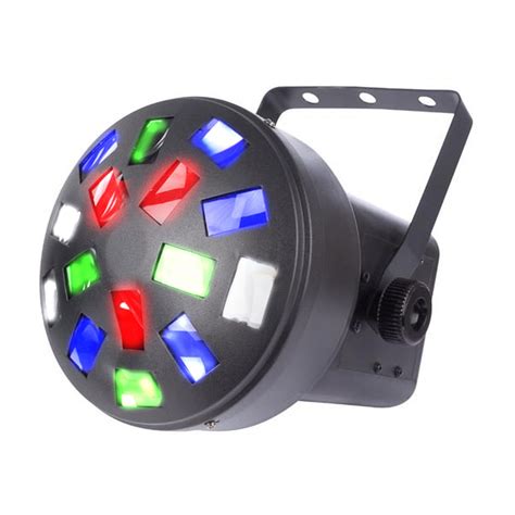 Jeu de lumière Ibiza Light FULLMOON DMX 5 EN 1 AVEC WASH LED RGBW 4