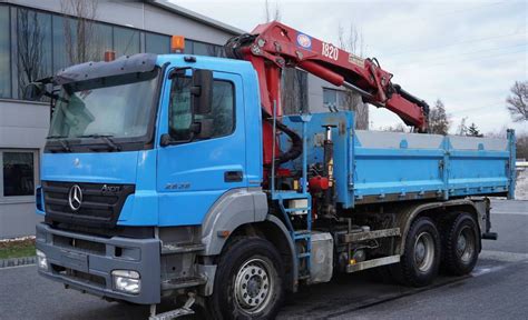 Mercedes Benz Actros 3341 FULL STEEL Crane HMF2820 With Rotator For