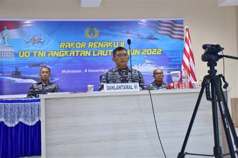 Danlantamal Vi Ikuti Pembukaan Rakor Renaku Ii Tni Angkatan Laut Tahun