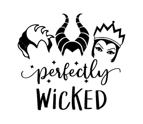 Perfectly Wicked SVG PNG PDF Wicked Witch SVG