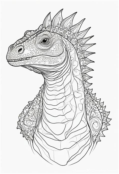 Pachycephalosaurus Vector Line Drawing Stable Diffusion Online