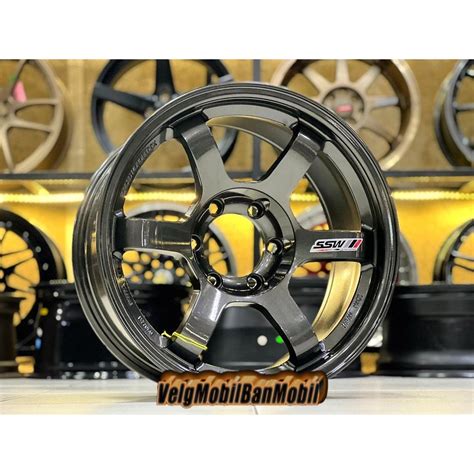 Jual Velg SSW S202 TE37 Ring 18x9 Et 0 Pcd 6x139 7 Velg Mobil Fortuner