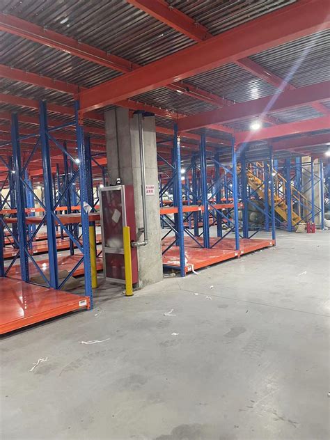 Heavy Duty Racking System Mezzanine Platform With Steel Stair Warehouse