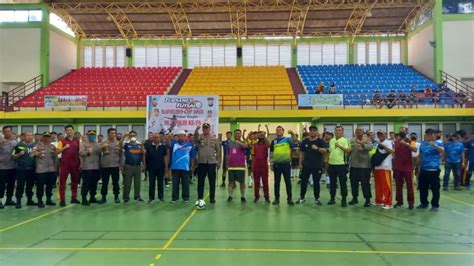 Polres Karimun Gelar Turnamen Fulsal Kapolres Karimun Cup 2022 Sempena