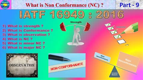 Iatf 16949 2016 Part 9 What Is Minor And Major Non Conformance New