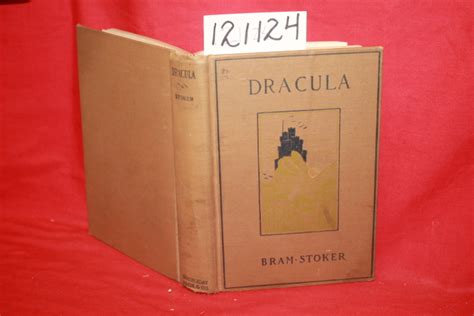 Dracula By Stoker Bram Good Hardback Brown 1917 First Princeton