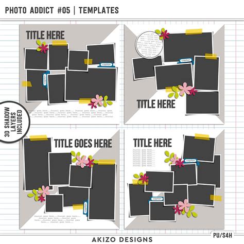 New Photo Addict 12 Templates Last Day Of The INSD Sale Akizo