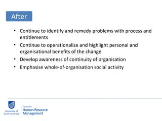 Organisational change success factors | PPT 