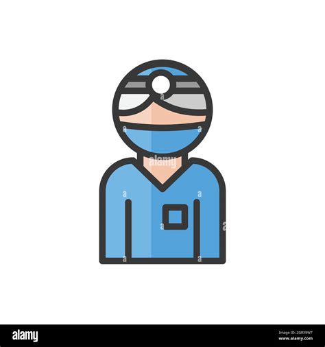 Surgeon Avatar Doctor At The Hospital Character Medicine People