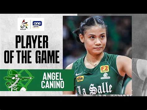 Angel Canino Shines With Pts In Dlsu Vs Adu Uaap Season