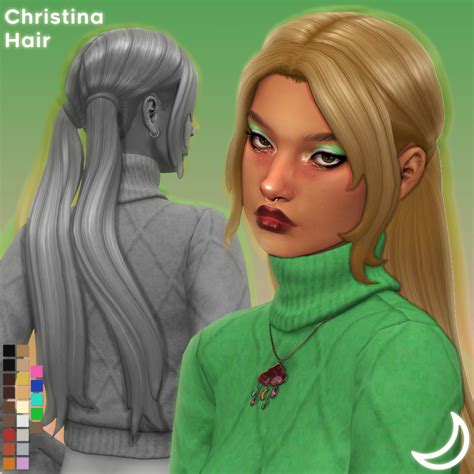 CHRISTINA HAIR BY IMVIKAI BASE GAME COMPATIBLE 24 ImVikai