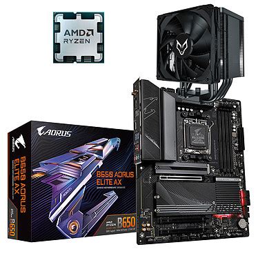 Kit Upgrade PC AMD Ryzen 5 7600X Gigabyte B650 AORUS ELITE AX Kit