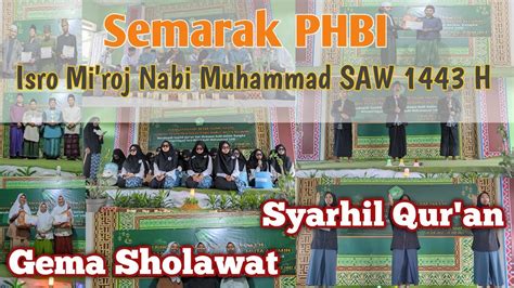 SEMARAK PHBI Isro Mi Roj Nabi Muhammad 1443 H YouTube