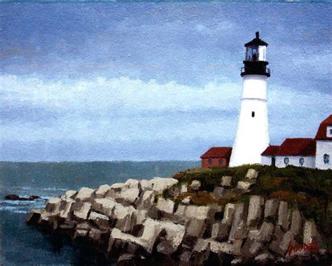 Gordon Lighthouse Painting At Explore Collection