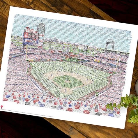 Philadelphia Phillies Poster Philadelphia Art Citizens Etsy