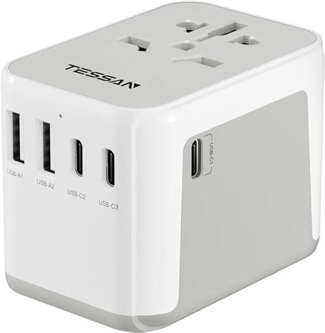 Universal Travel Adapter Tessan Worldwide Travel Plug Adaptor With