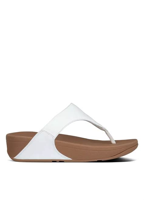 Buy Fitflop Fitflop Lulu Women S Leather Toepost Sandals White I88 024 2024 Online Zalora