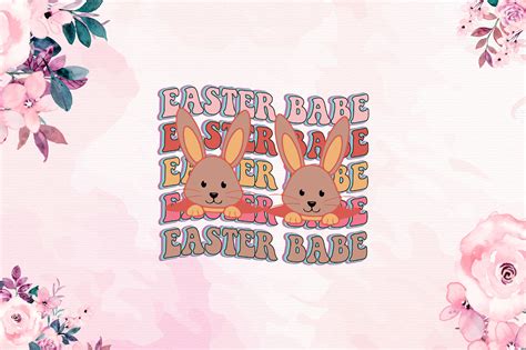 Retro Easter Babe PNG Sublimation Graphic By Rad Graphic Creative Fabrica
