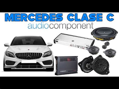 Cómo mejorar el sistema de sonido de Mercedes Clase C Equipo de Música