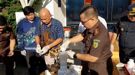 Kejari Banggai Musnahkan Barang Bukti Pidana Umum Ada Gram Sabu