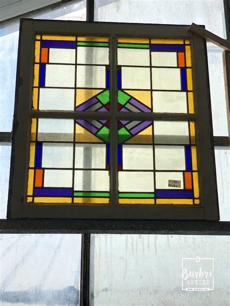 Antique Stained Glass Window Glas In Lood Deuren En Ramen Oude