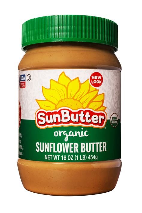 Sunbutter Organic Sunflower Butter Regular 16 Oz Jar