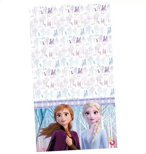 Mantel Plástico Cumpleaños Infantil Personajes Disney Color Frozen