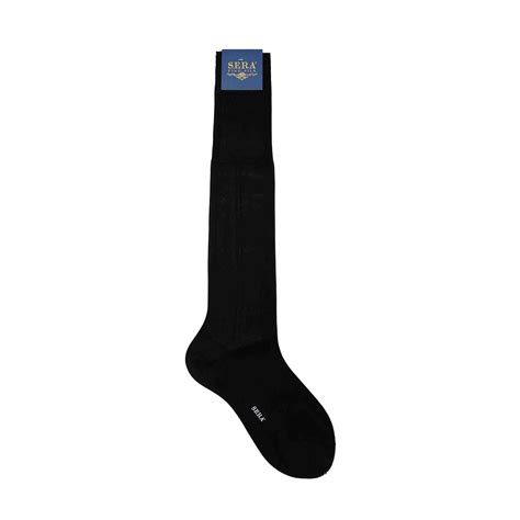 Serafine Black Tuxedo Socks — Sprezzatura Eleganza