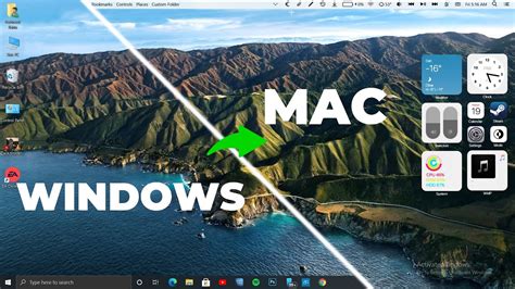 How To Make Windows Look Like Macos Big Sur Youtube