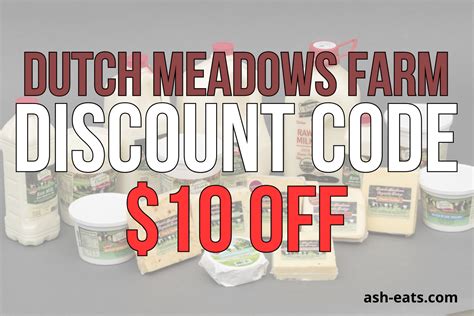 Dutch Meadows Farm Discount Code 10 Off Your Order