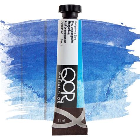 Qor Watercolor Paint Manganese Blue Ml Tube Jerry S Artarama