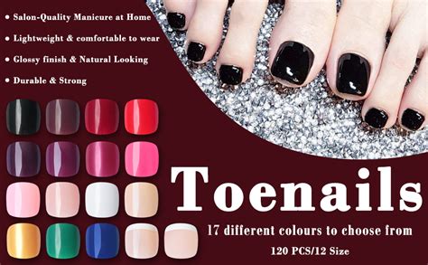 Amazon Bellelfin Nude Press On Toenails Pcs Short Square Fake Toenails Full Cover Matte