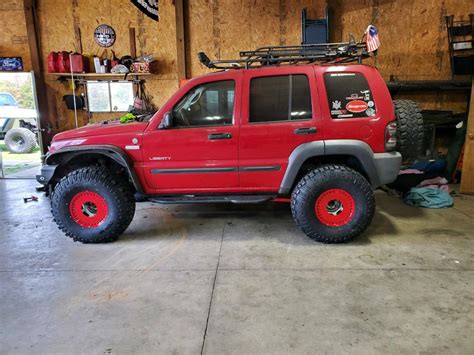 2004 Jeep Liberty In Red Baron Color