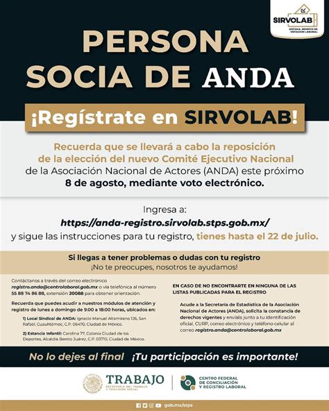 Stps M Xico On Twitter Rt Centrofcrl Completa Tu Registro Del Al