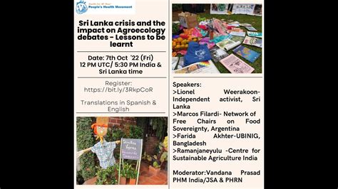 Sri Lanka Crisis And The Impact On Agroecology Debates Lessons To Be