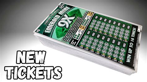 New Tickets Emerald Mine X Florida Lottery Youtube