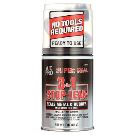 Ac Pro Super Seal Ac Stop Leak Treatment 3 Ounces