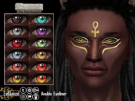 EvilQuinzel S SIMythology Anubis Eyes In 2024 Sims 4 Cc Eyes Sims