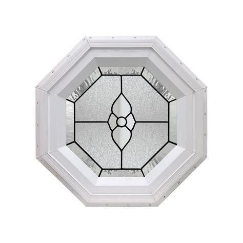 Verona Decorative Stationary Octagon Window With Patina Caming Direct