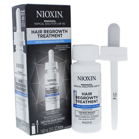 Nioxin Nioxin Minoxidil 2 Ounce Hair Regrowth Treatment Men Walmart