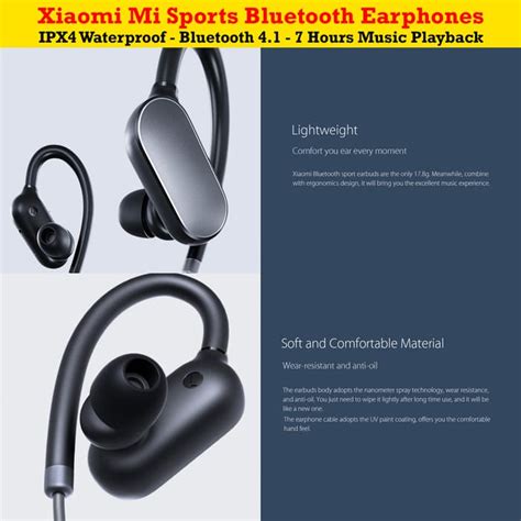Xiaomi Mi Sports Bluetooth Earphones Bluetooth Headset – Mi Gadget Malang
