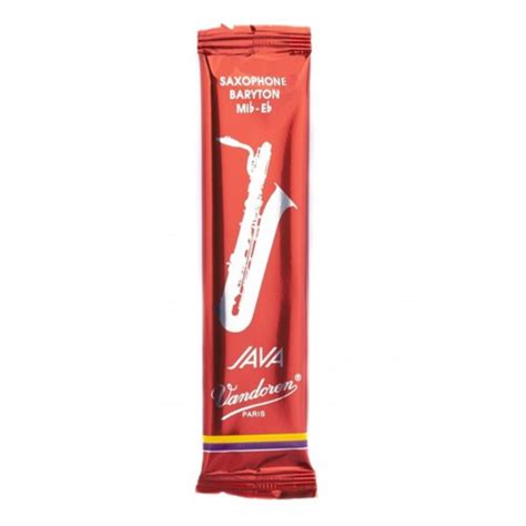 Vandoren Java Red Baritone Sax Reed 25 Single Reed Leisure Coast