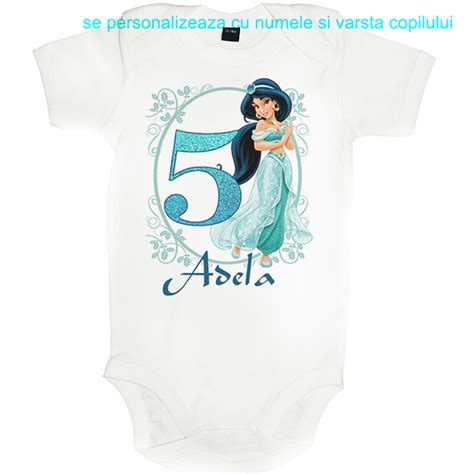 Tricou Sau Body Aniversare Printesa Jasmine