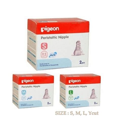 Jual Nipple Pigeon Standard Neck Peristaltic Blister Isi Di Lapak Ani