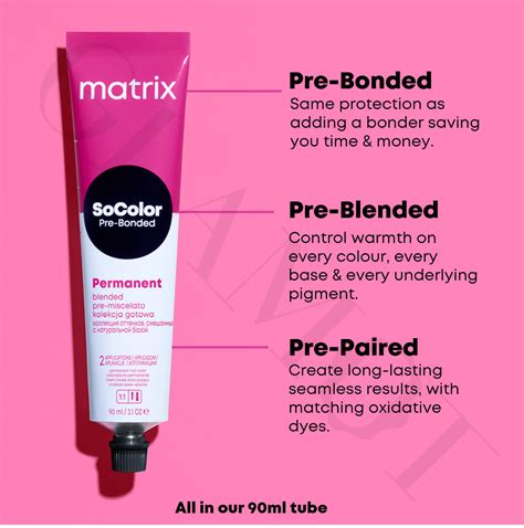 Matrix Socolor Pre Bonded Blended Permanent Color Permanent Hair Color