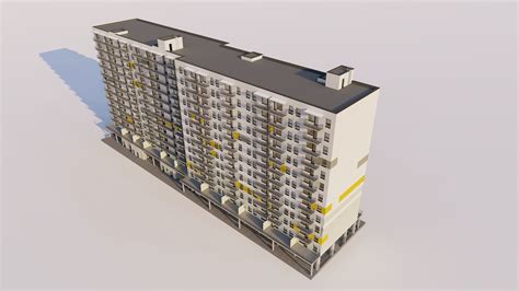 Residential Building Archicad Skp And Lumion Scenes D Model Cgtrader