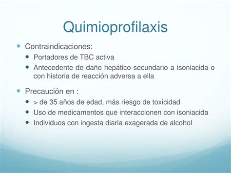 PPT Tuberculosis PPD Y Quimioprofilaxis PowerPoint Presentation