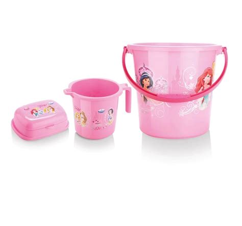 Disney Princess Bathroom Set By Joyo 5 Pieces Includes Bucket